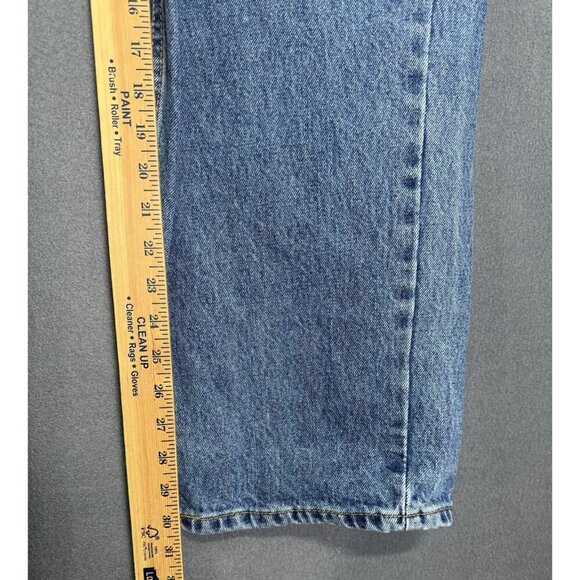 Levis 550 Jeans Mens 40x32 Blue Relaxed Slight Taper 100% Cotton Medium Wash - Picture 8 of 9